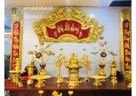 Cuốn thư cấu đối Cao cấp - thiếp vàng 9999