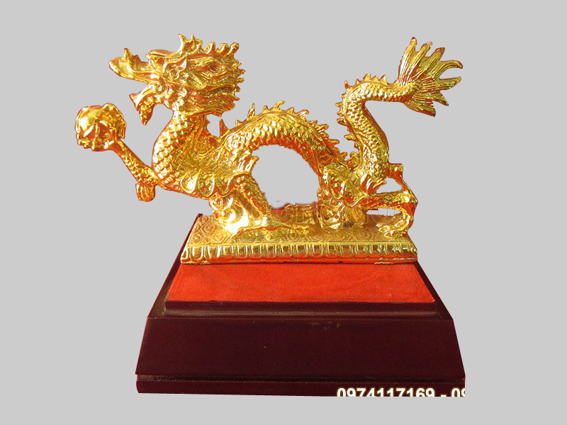 tượng con rồng bằng đồng
