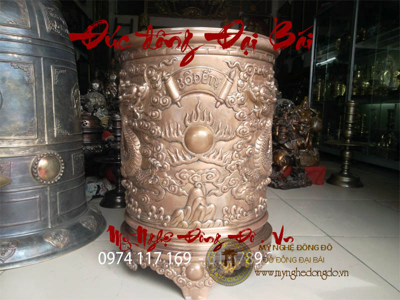 Bát hương bằng đồng đường kính 61cm bát hương 61cm mẫu đẹp
